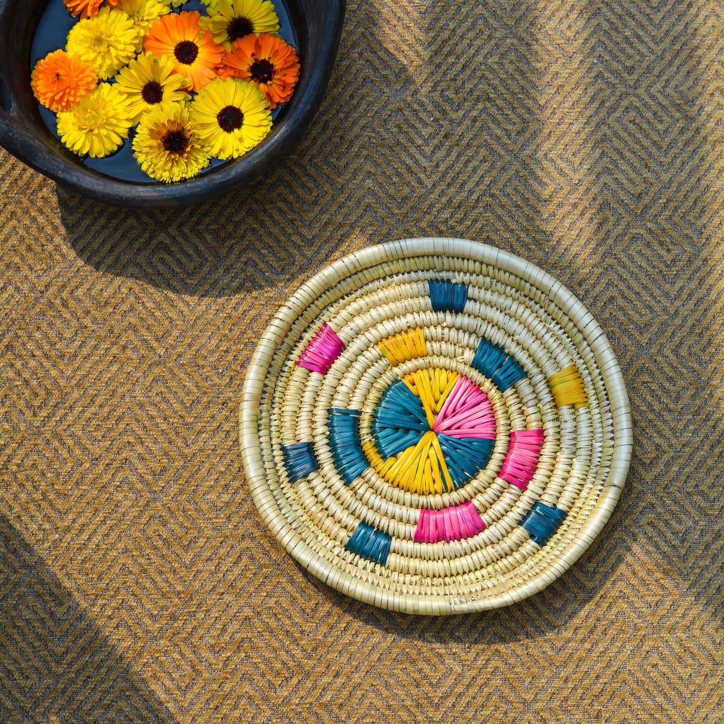 Home Decor Trivet Moonj Plates ( Combo Pack of 2)