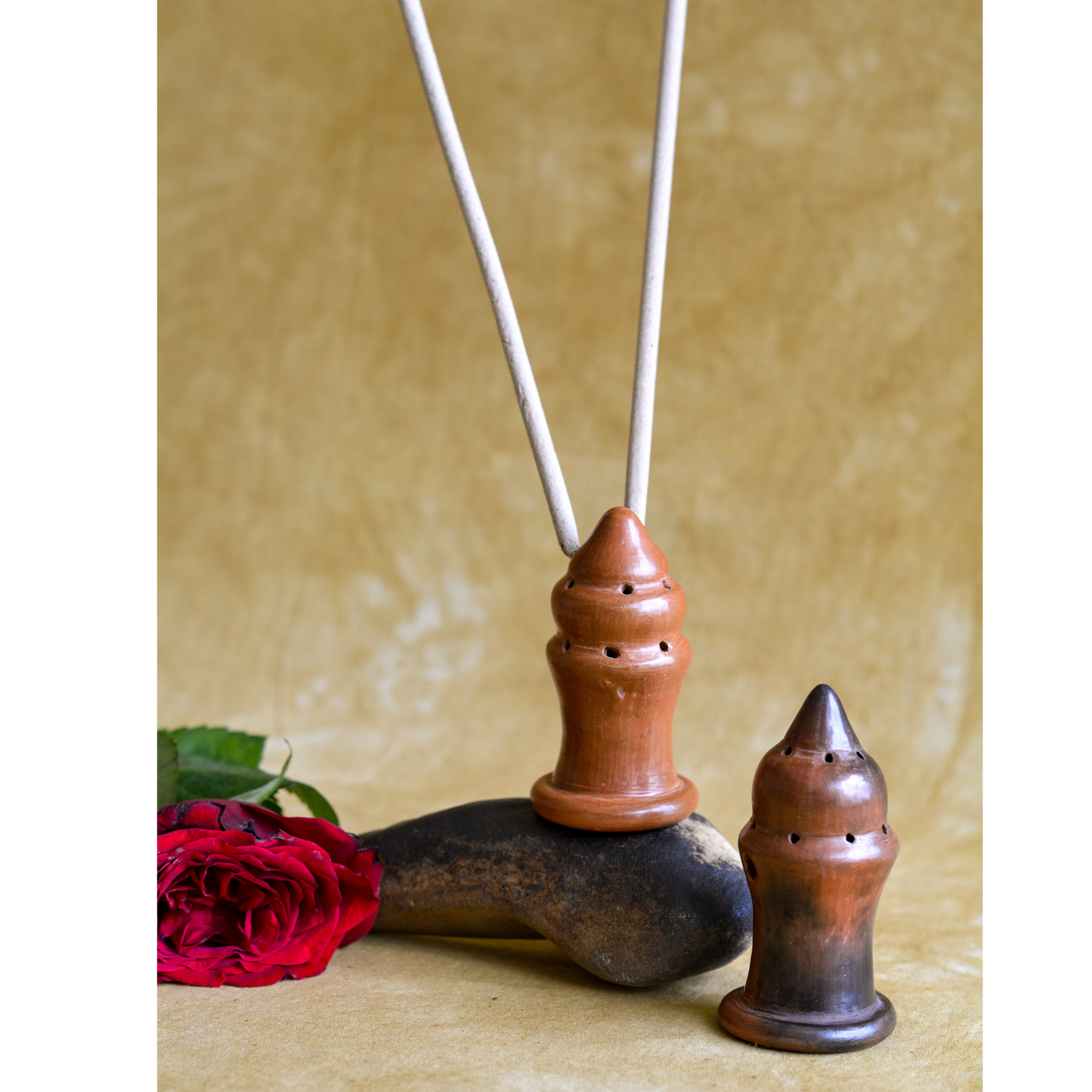 Terracotta Incense Stick Holder