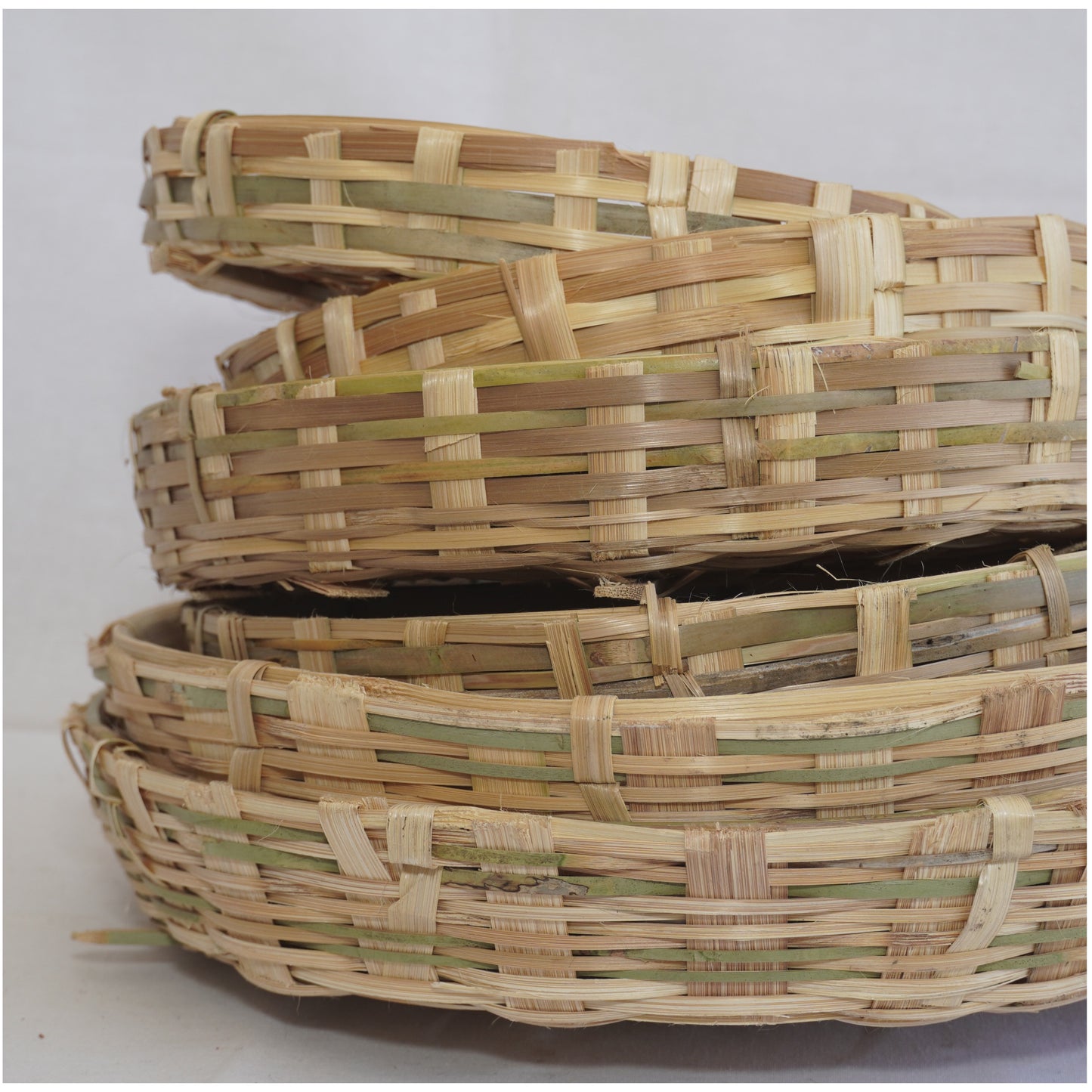 Bamboo Plate Home Decor (Set of 3, Design 2)