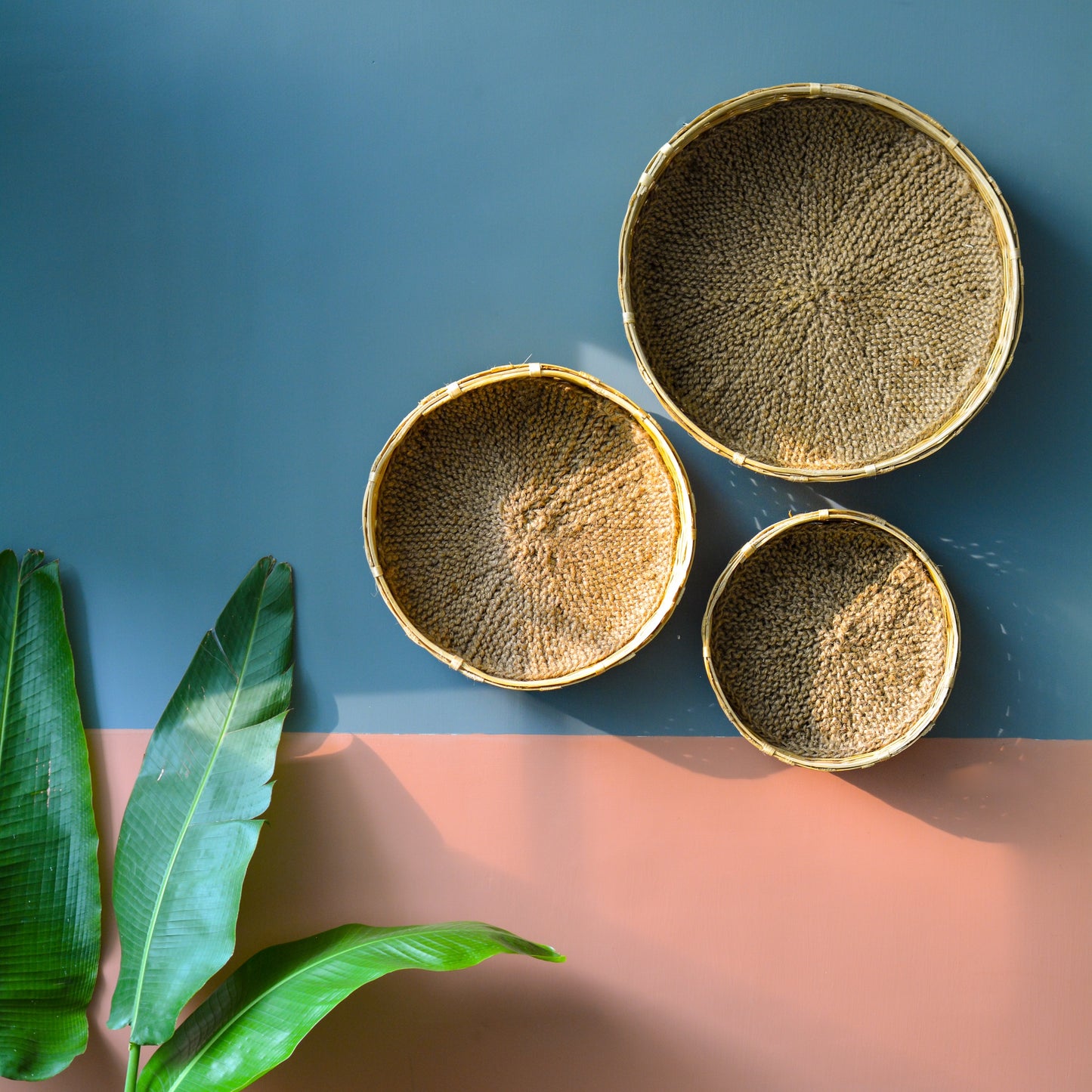 Shaded Terracotta Mask and Basket ( Combo Pack)