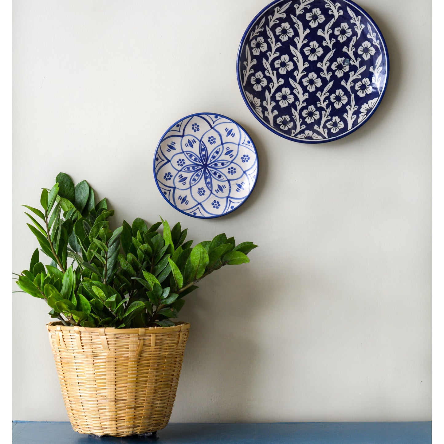 Indoor Bamboo Planter (9x7)