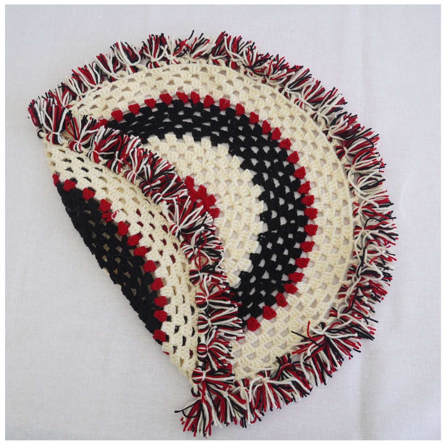 Crochet Style Wool Table Mats (Design 10)