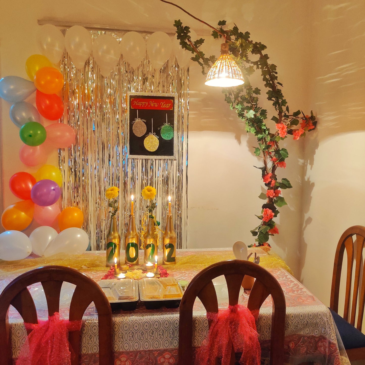 Conical Hanging Bamboo Lamp (Set of 3)