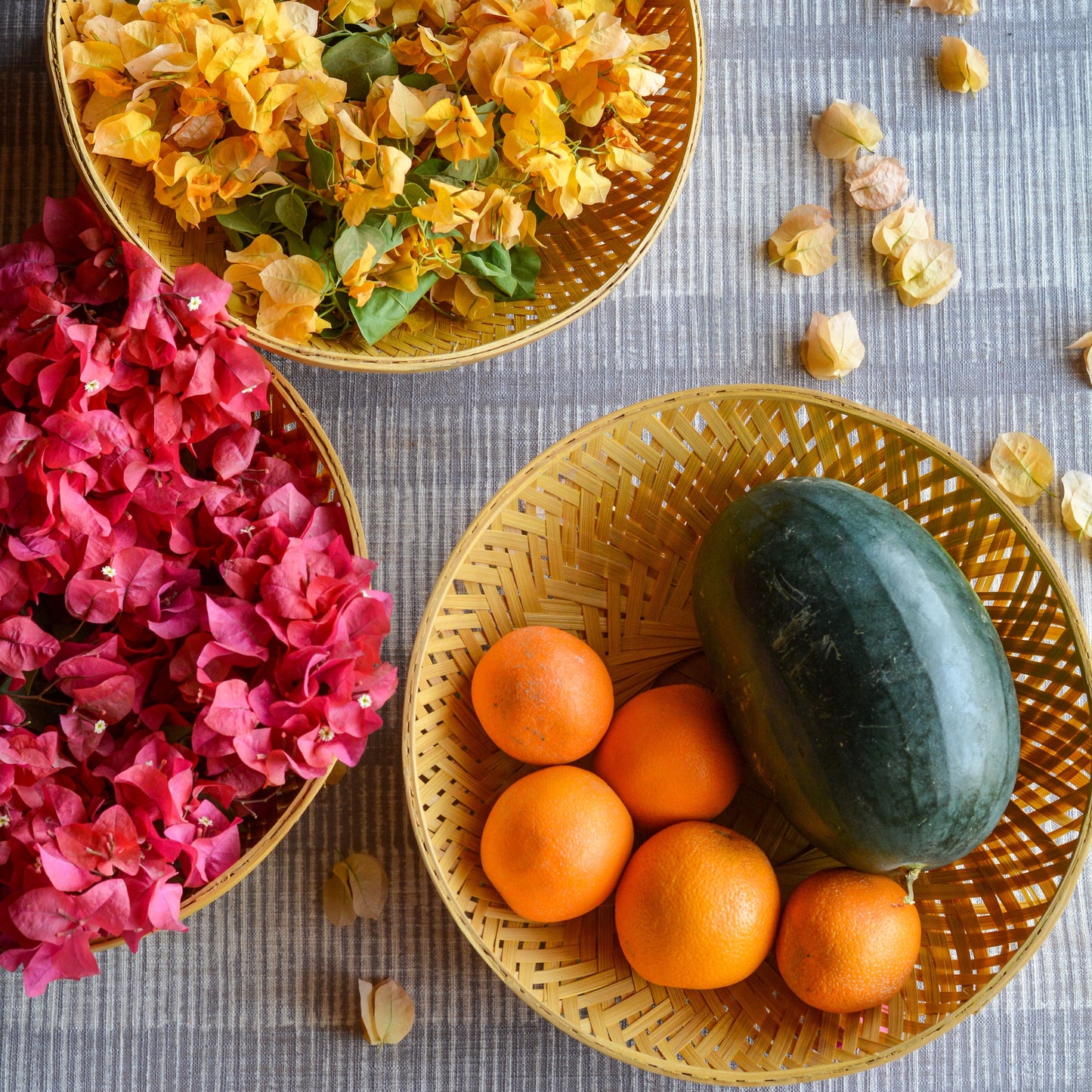 Fruit Vegetable Storage Basket (Set of 2)