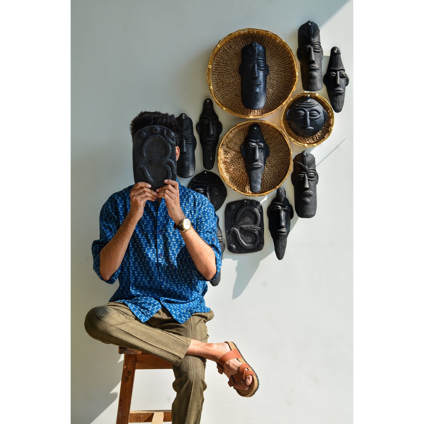 Ethnic Face Art for Home Decor