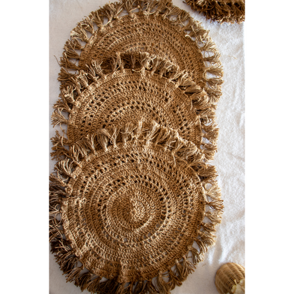 Large Crochet Jute Placemat (Set of 4)