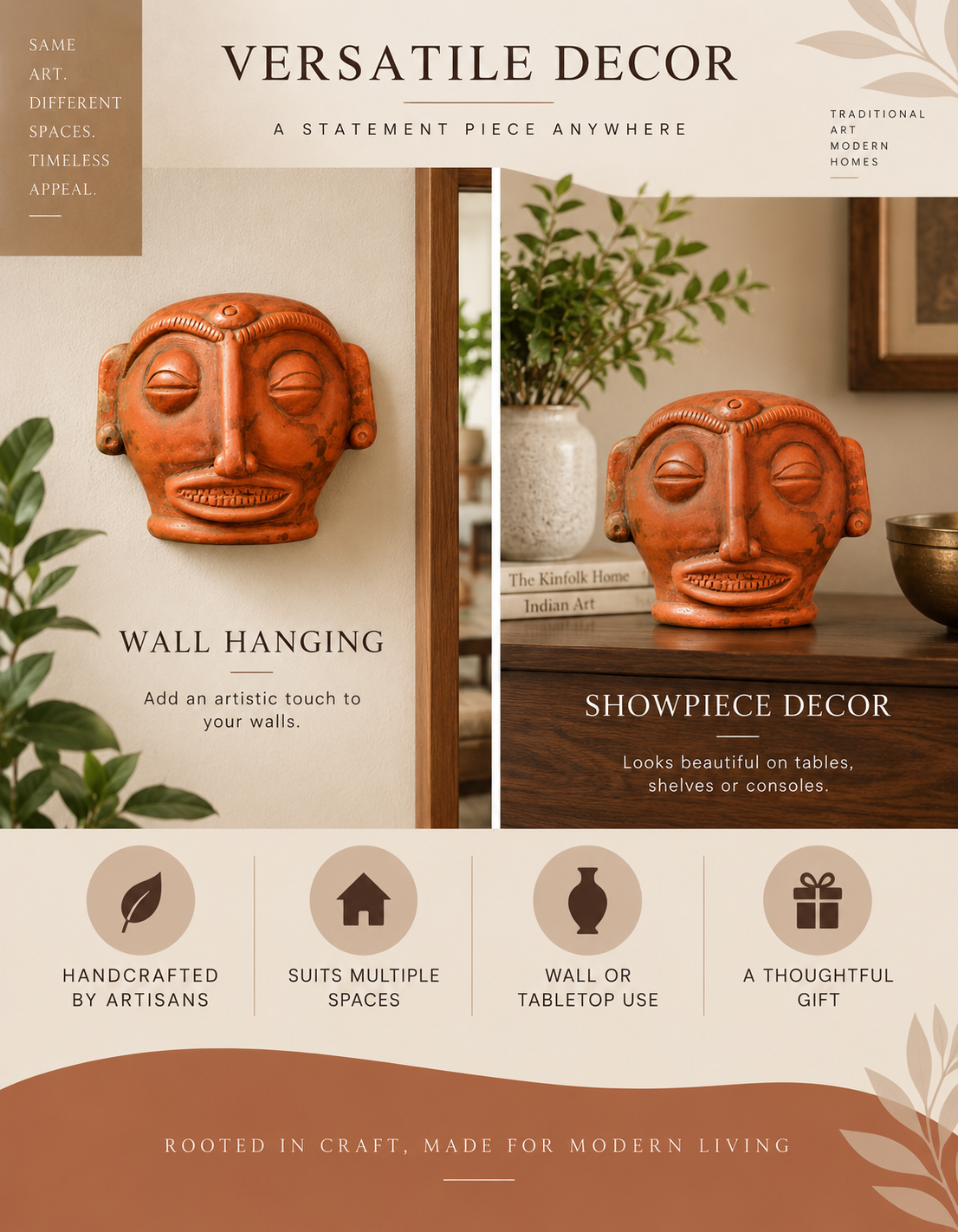 MaatiRani — Tribal Head | Shaded Finish