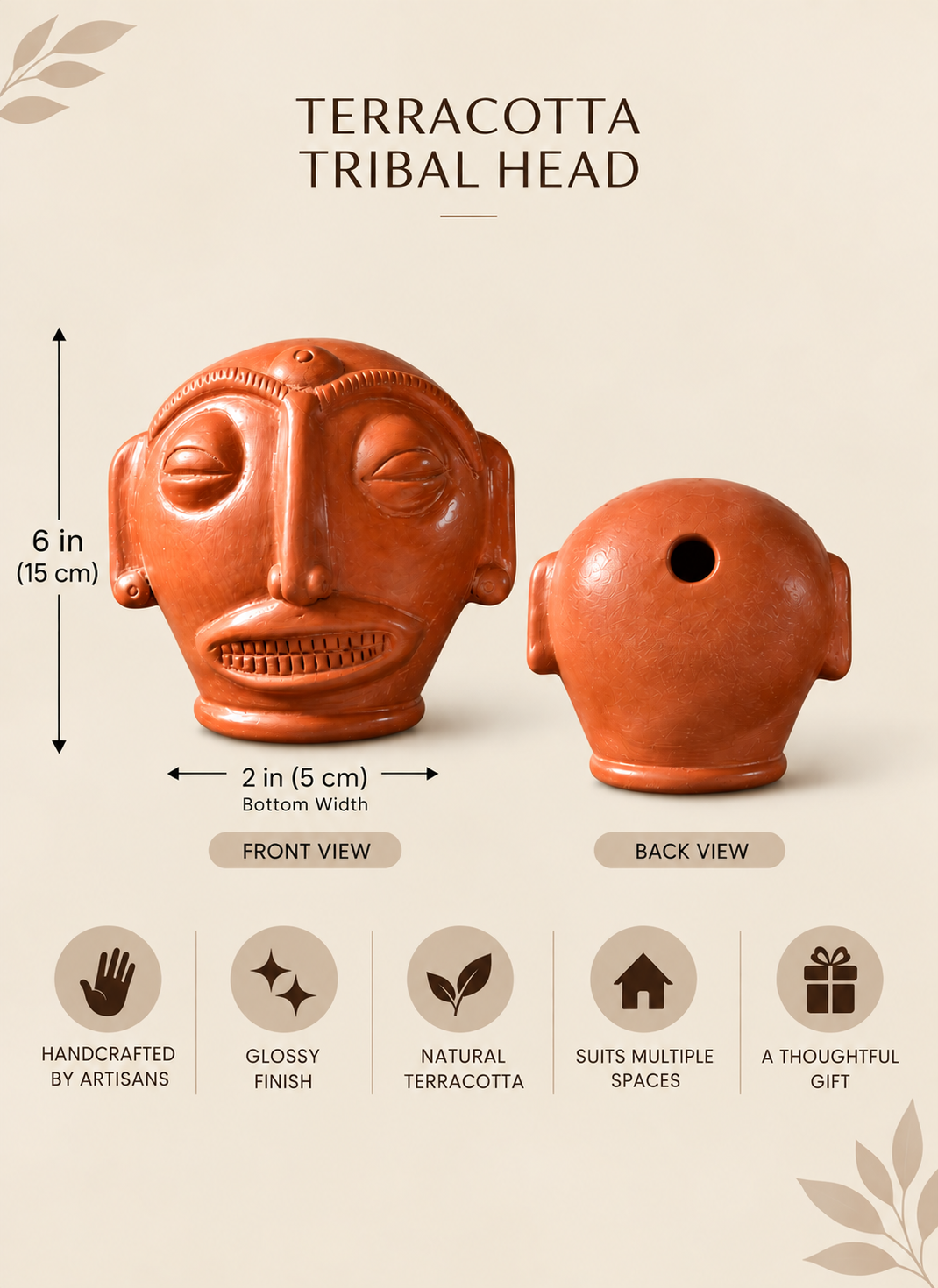 MaatiRani— Tribal Head | Glossy Finish