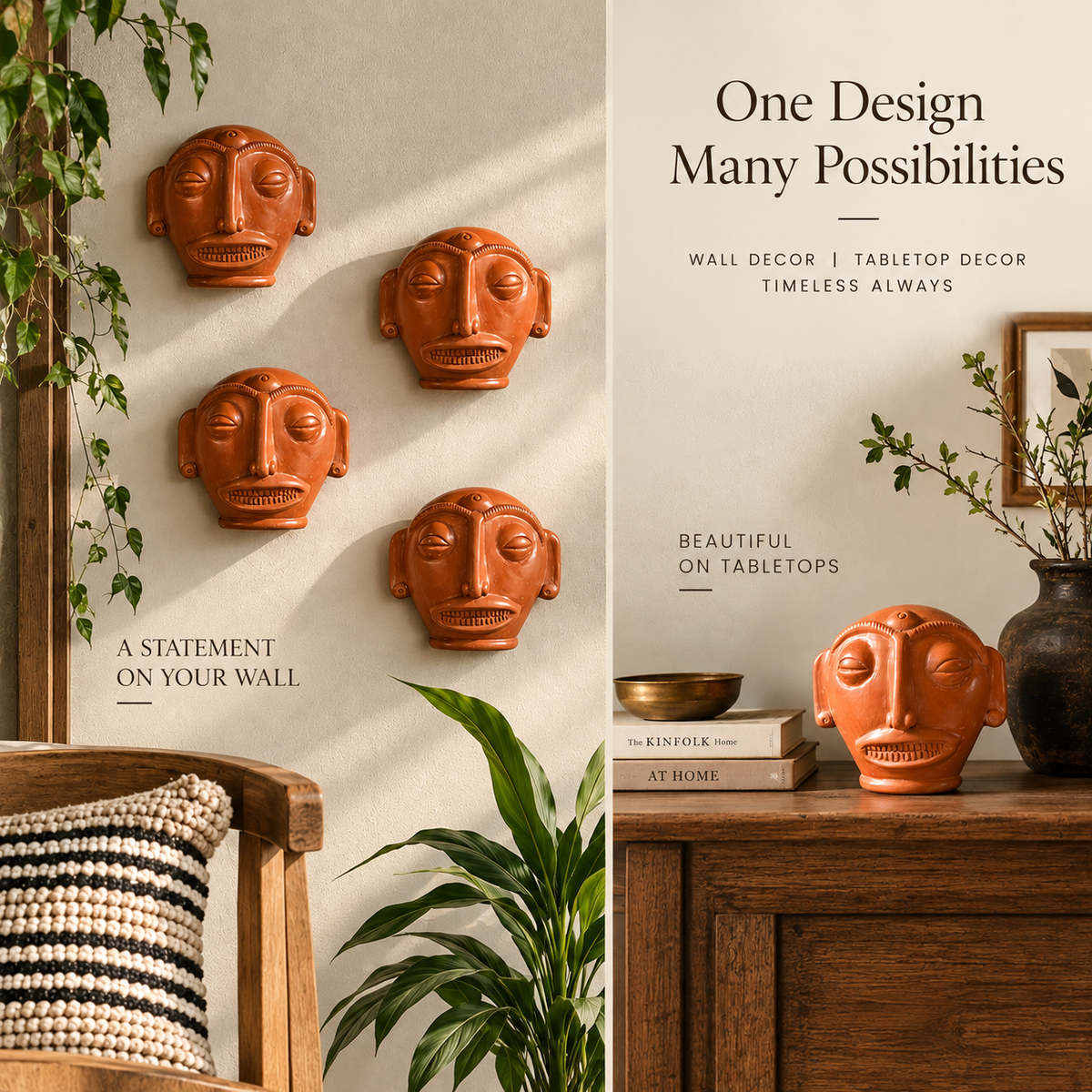 MaatiRani— Tribal Head | Glossy Finish