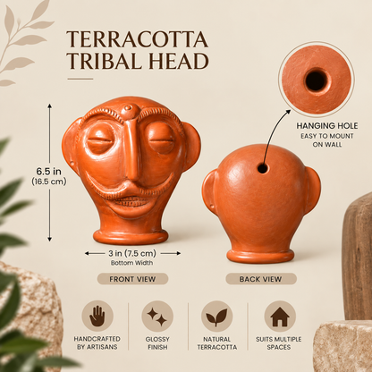 HasaMukh Tribal Head | Glossy Finish