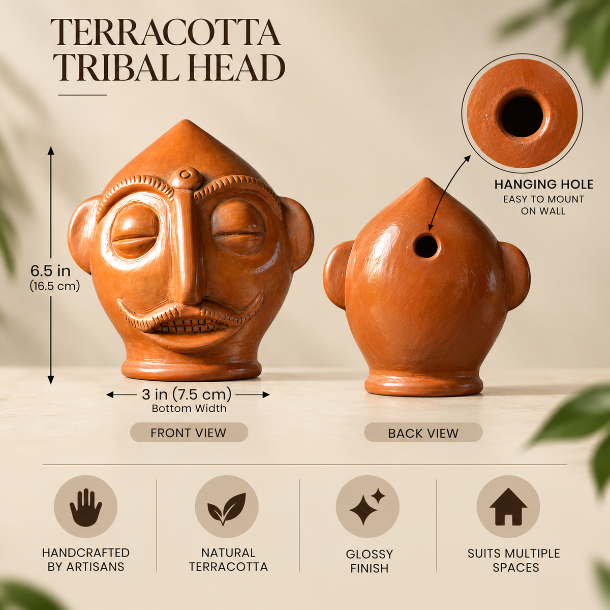 VanNath Tribal Head | Glossy Finish