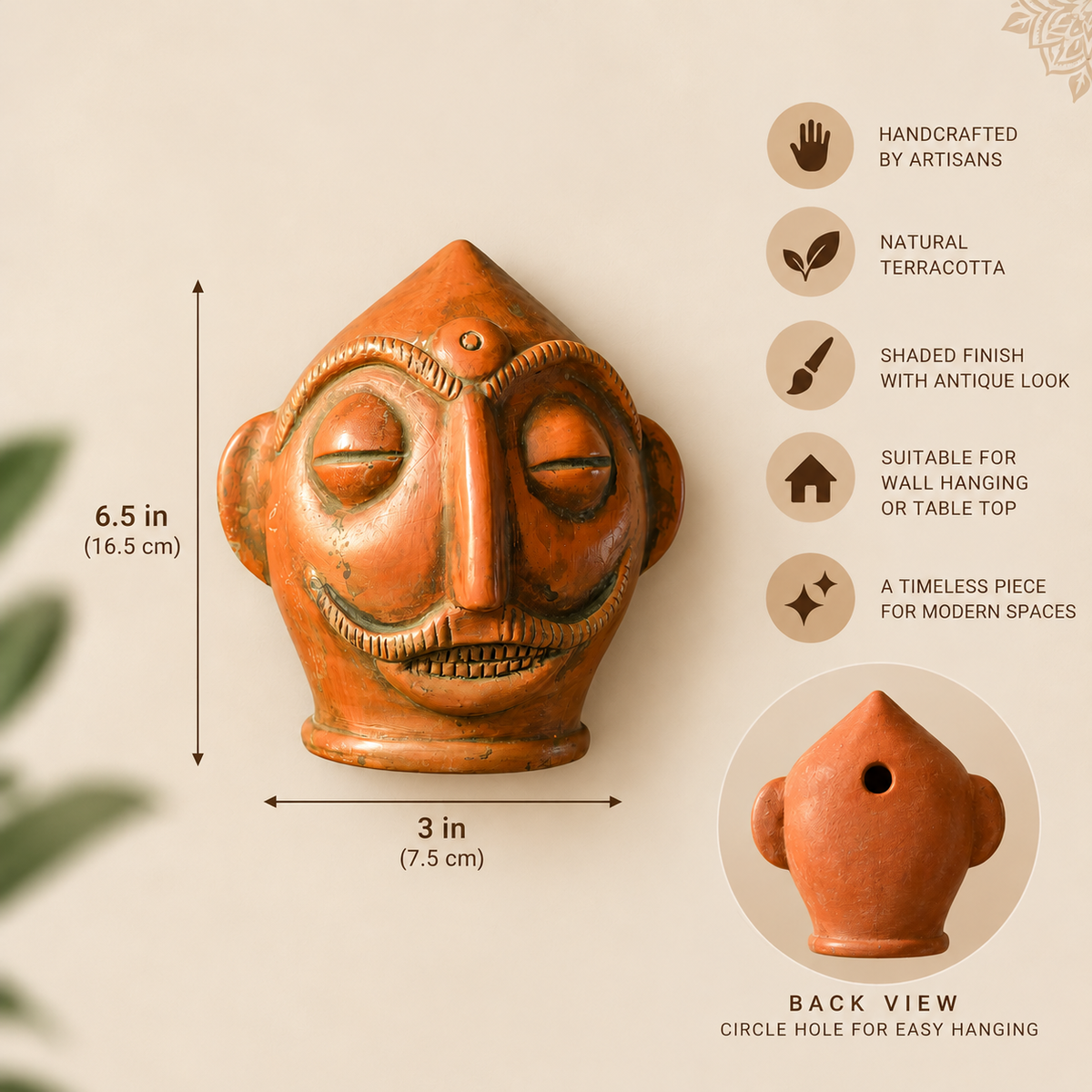 VanNath Tribal Head | Shaded Finish