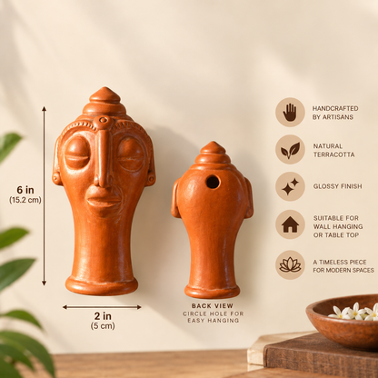 VanyaDevi Tribal Head | Glossy Finish