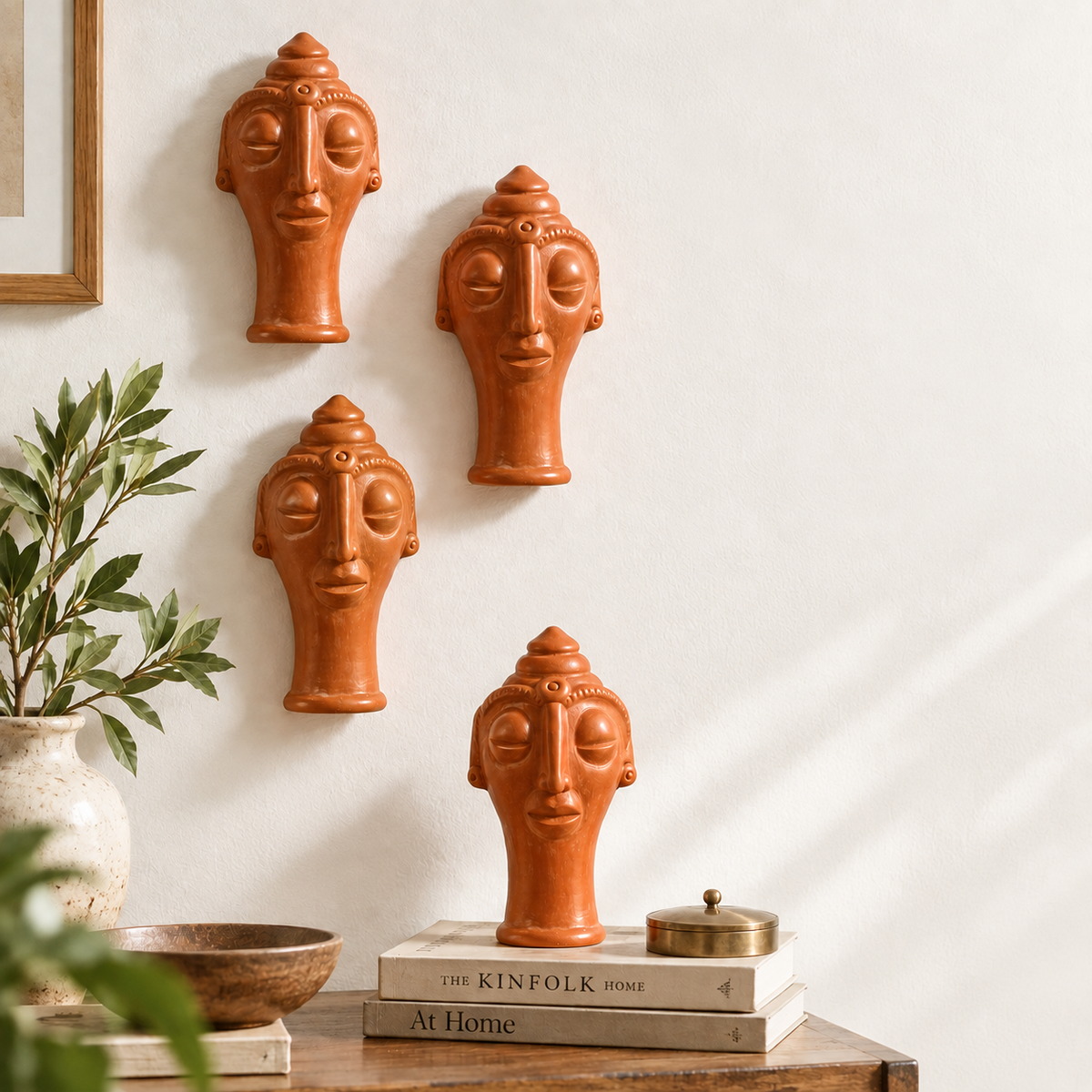 VanyaDevi Tribal Head | Glossy Finish