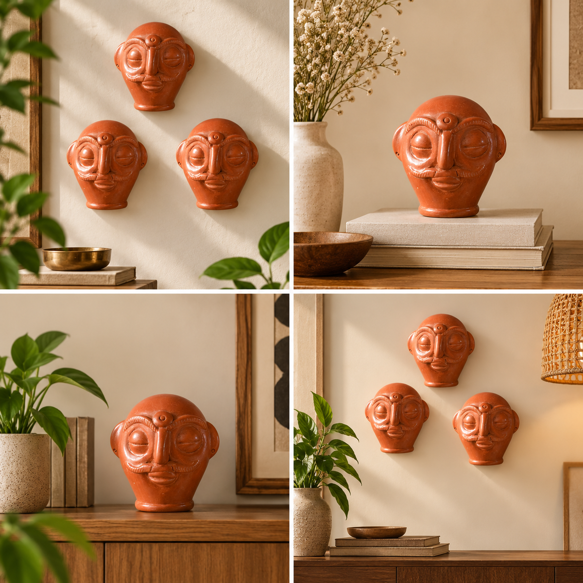 VeerMukh Tribal Head | Glossy Finish
