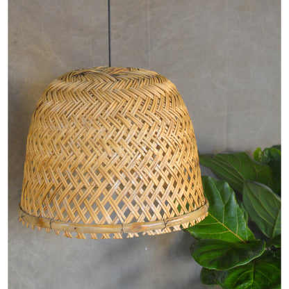 Bell Shaped Bamboo Hanging Light