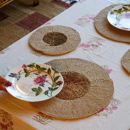 Cotton & Jute Table Mat ( Combo Pack of 2 )
