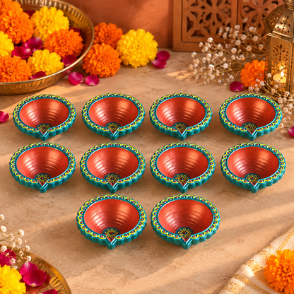 Clay Diya for Diwali
