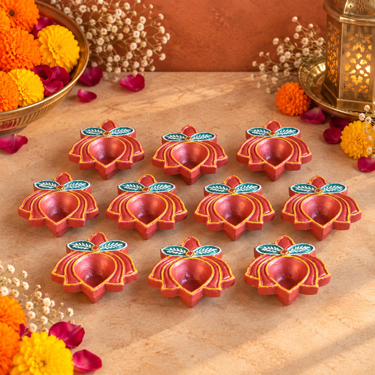 Traditional Mitti Deepak for Diwali Decoration