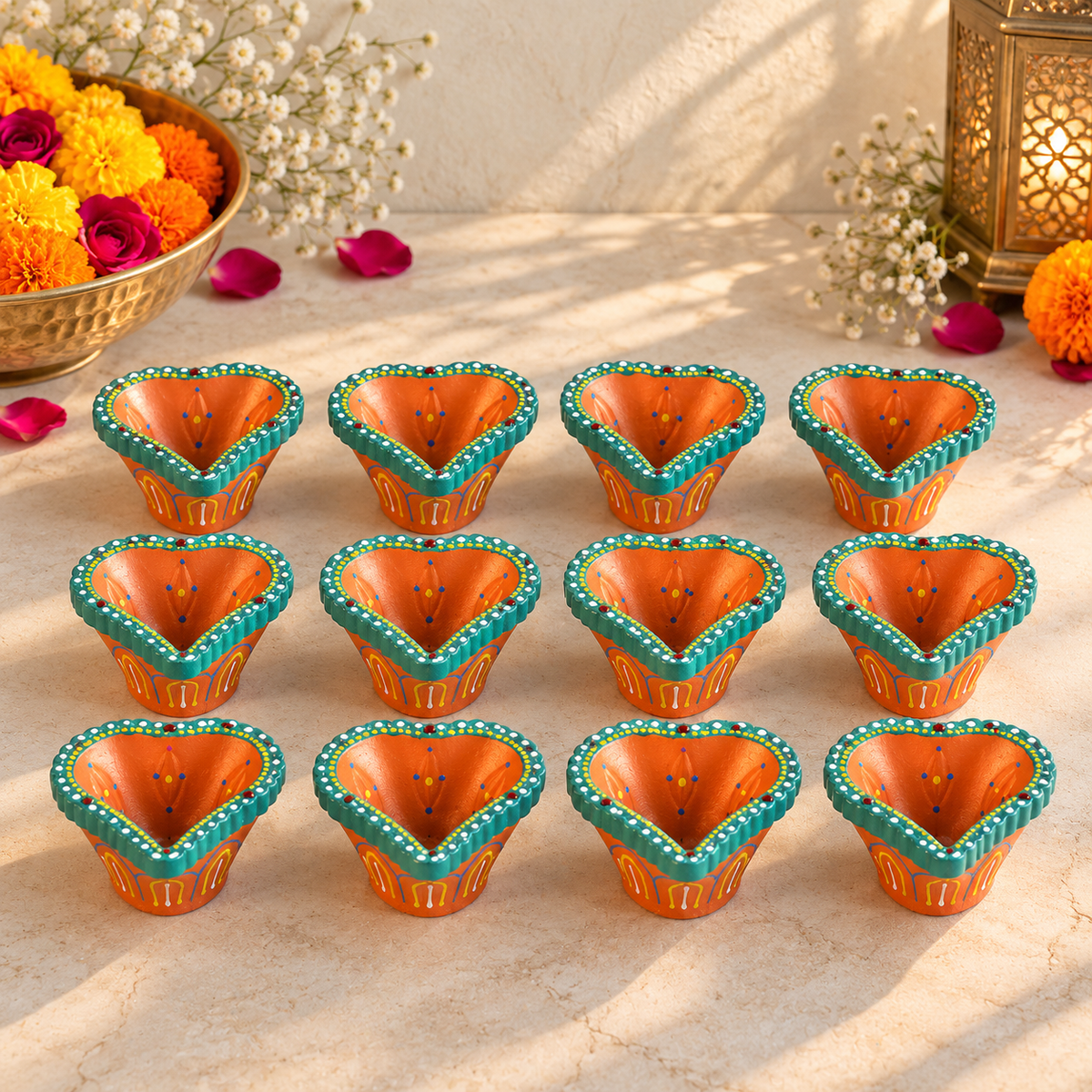 Clay Diya for Diwali Decoration