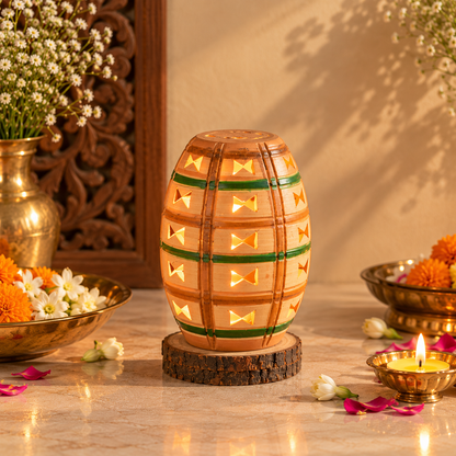 Terracotta Lantern Lamp for Diwali Decoration