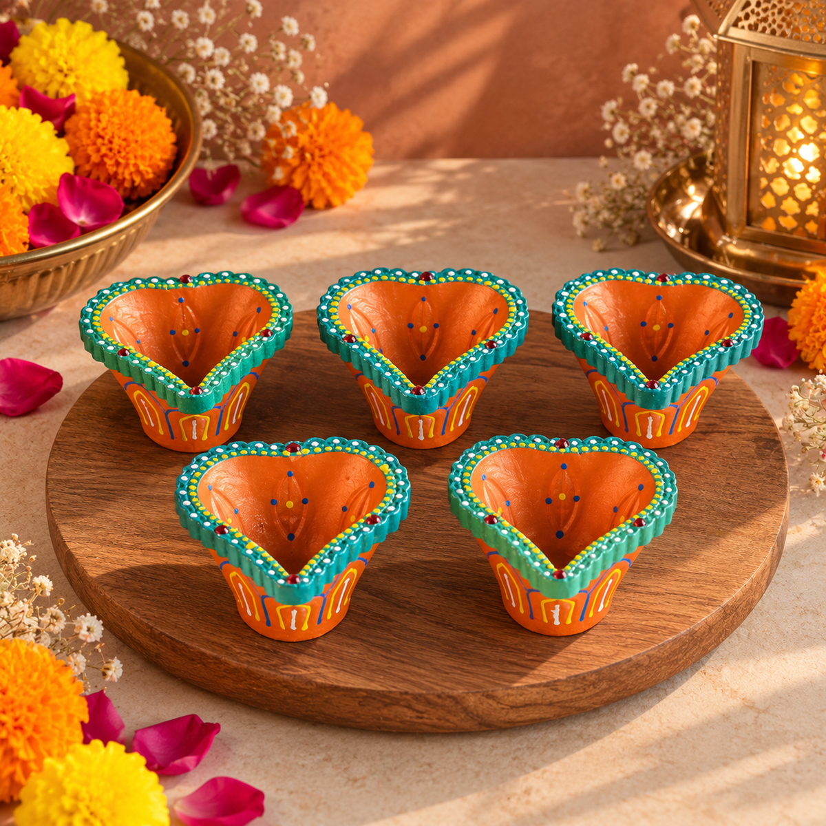 Clay Diya for Diwali Decoration