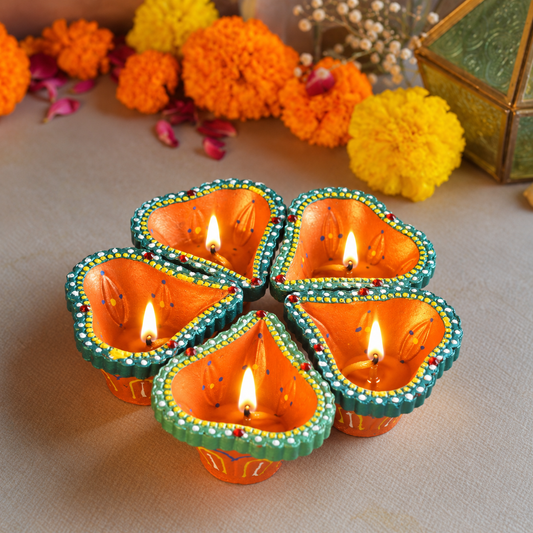 Clay Diya for Diwali Decoration