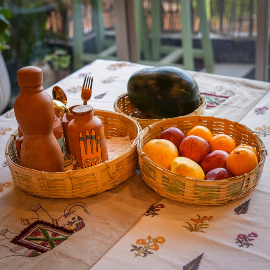 Bamboo Storage Utility Basket
