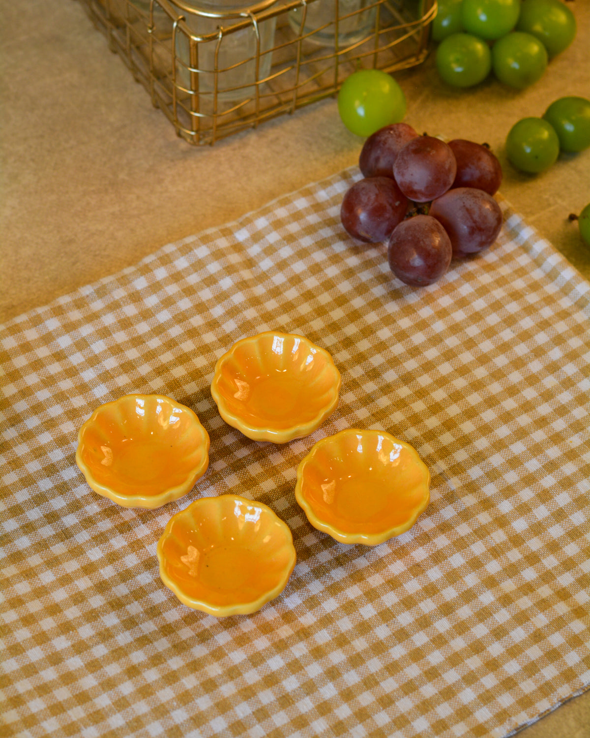 Ceramic Mini Katori Serving Bowls - Pack of 4 & 6