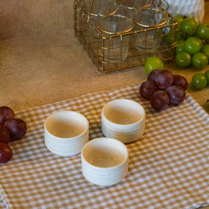 Small Dip & Chutney Bowls, Sauce, Pickle, Condiment & Snack Serving