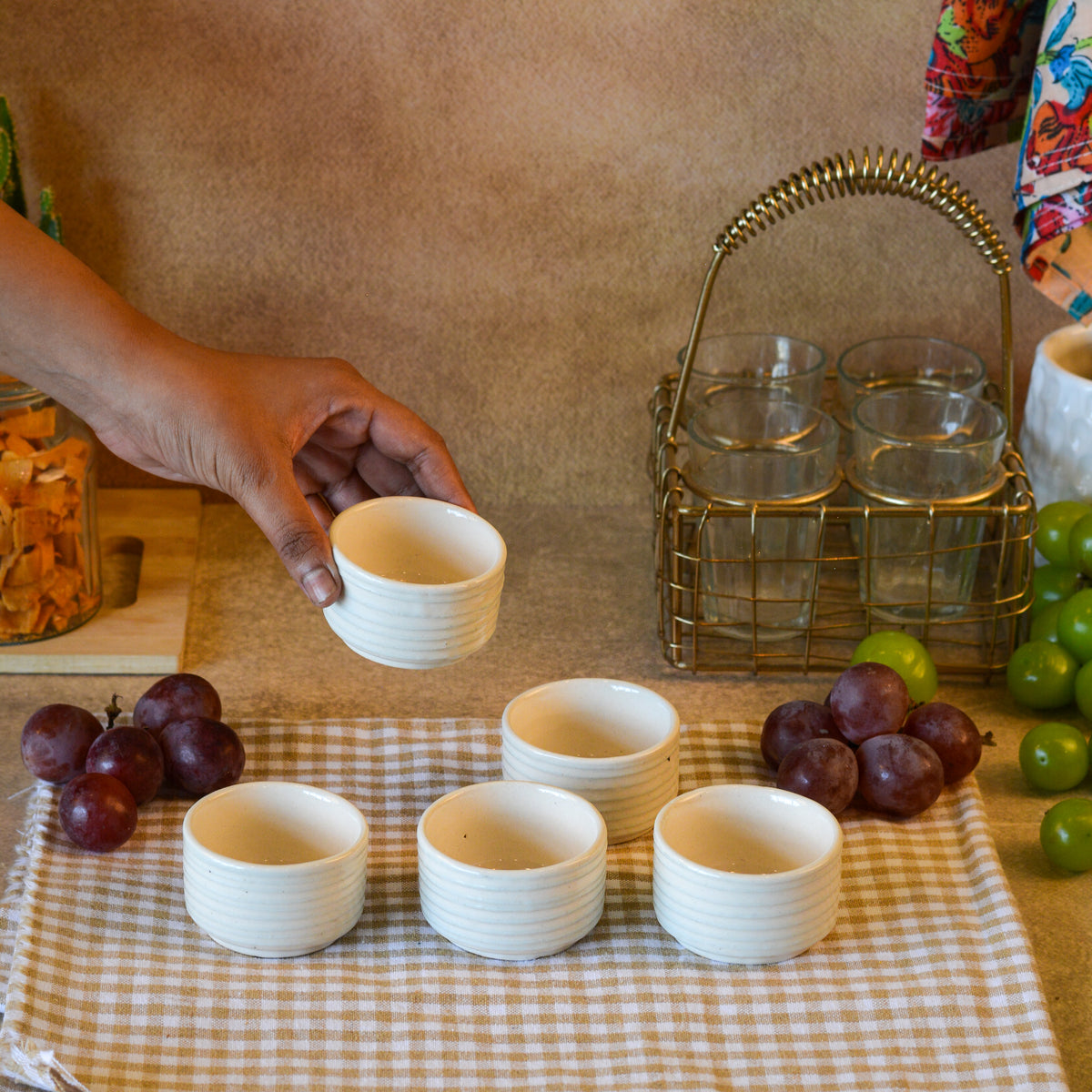 Small Dip & Chutney Bowls, Sauce, Pickle, Condiment & Snack Serving