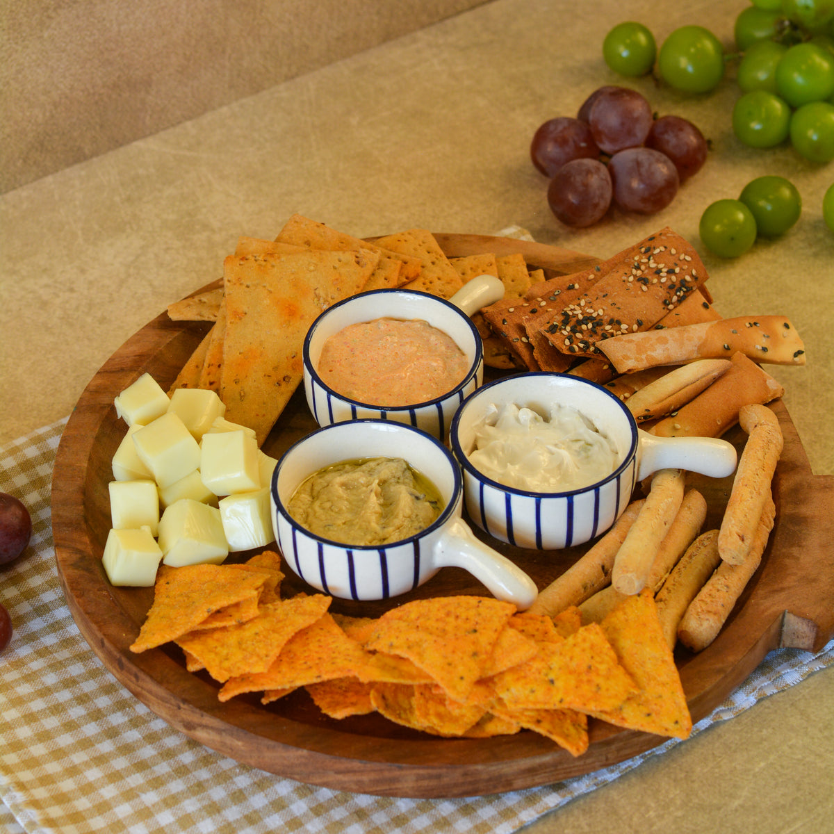 Ceramic Dip Bowls with handle for Chutney, Sauce, Condiment & Pickle
