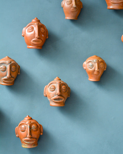 HasaDevi Tribal Head | Glossy Finish