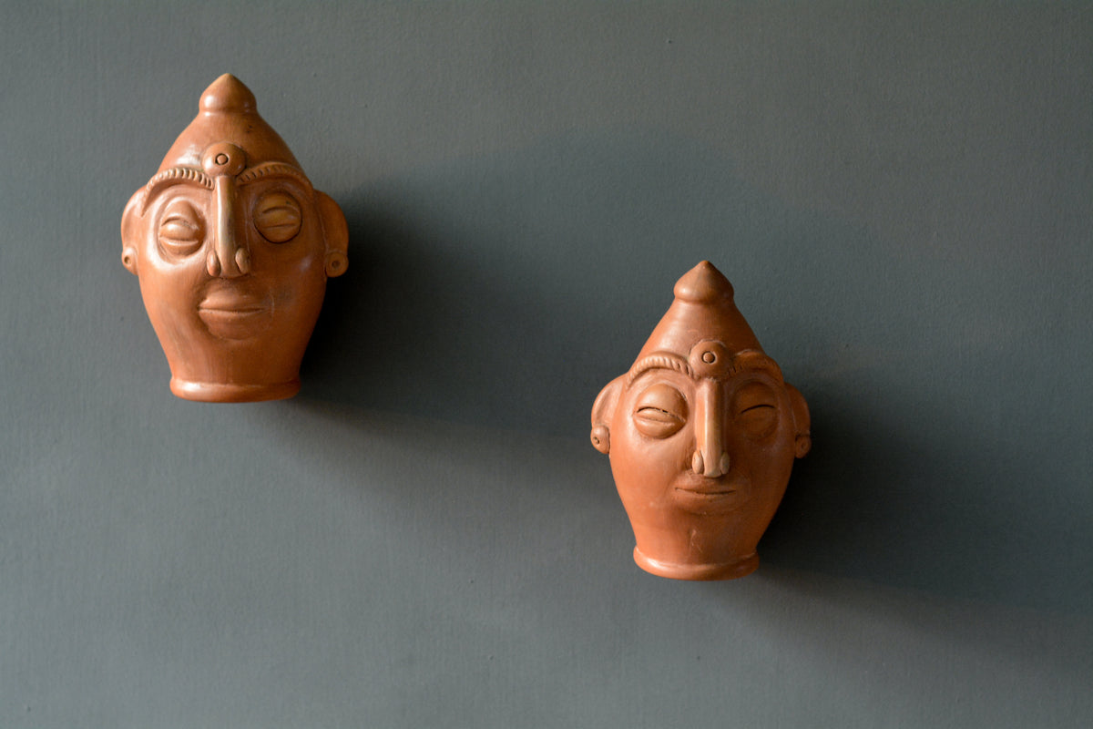 LokDevi Tribal Head | Glossy Finish