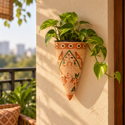 Handwoven Wall Hanging Planter