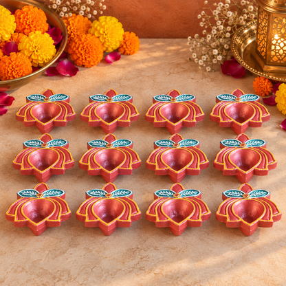 Traditional Mitti Deepak for Diwali Decoration
